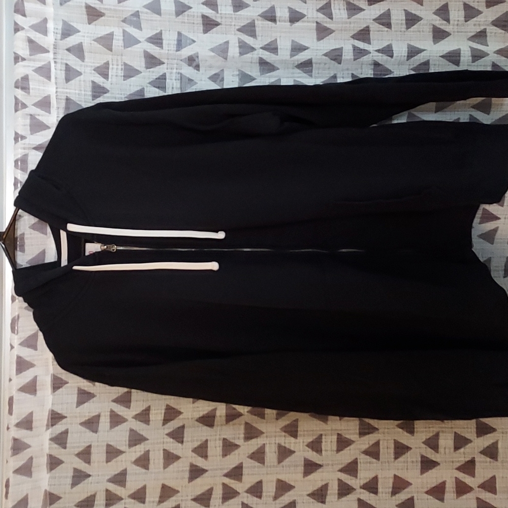 Zip down hoodie